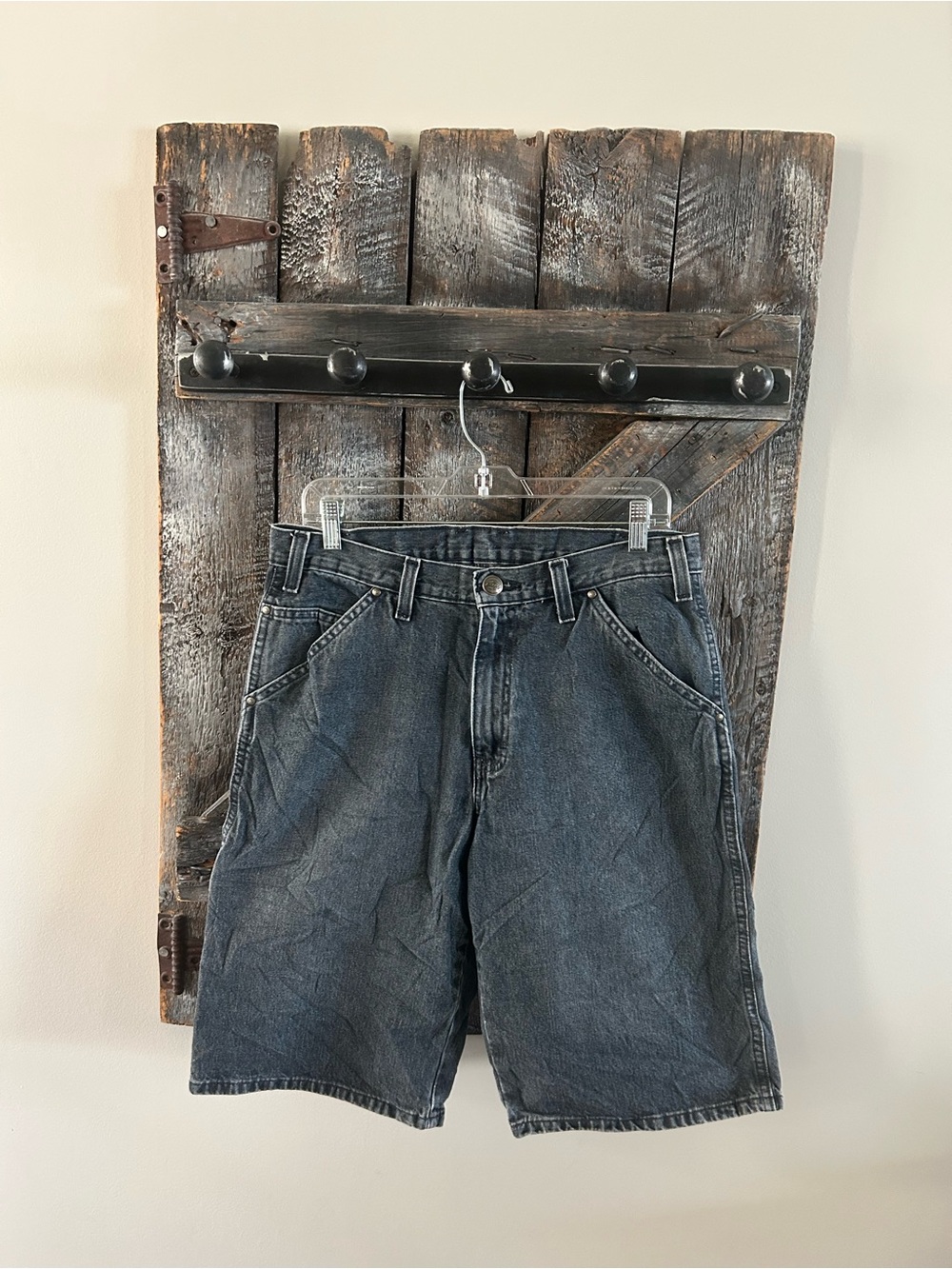 Men's Dickies Classic Washed Black Denim Shorts
